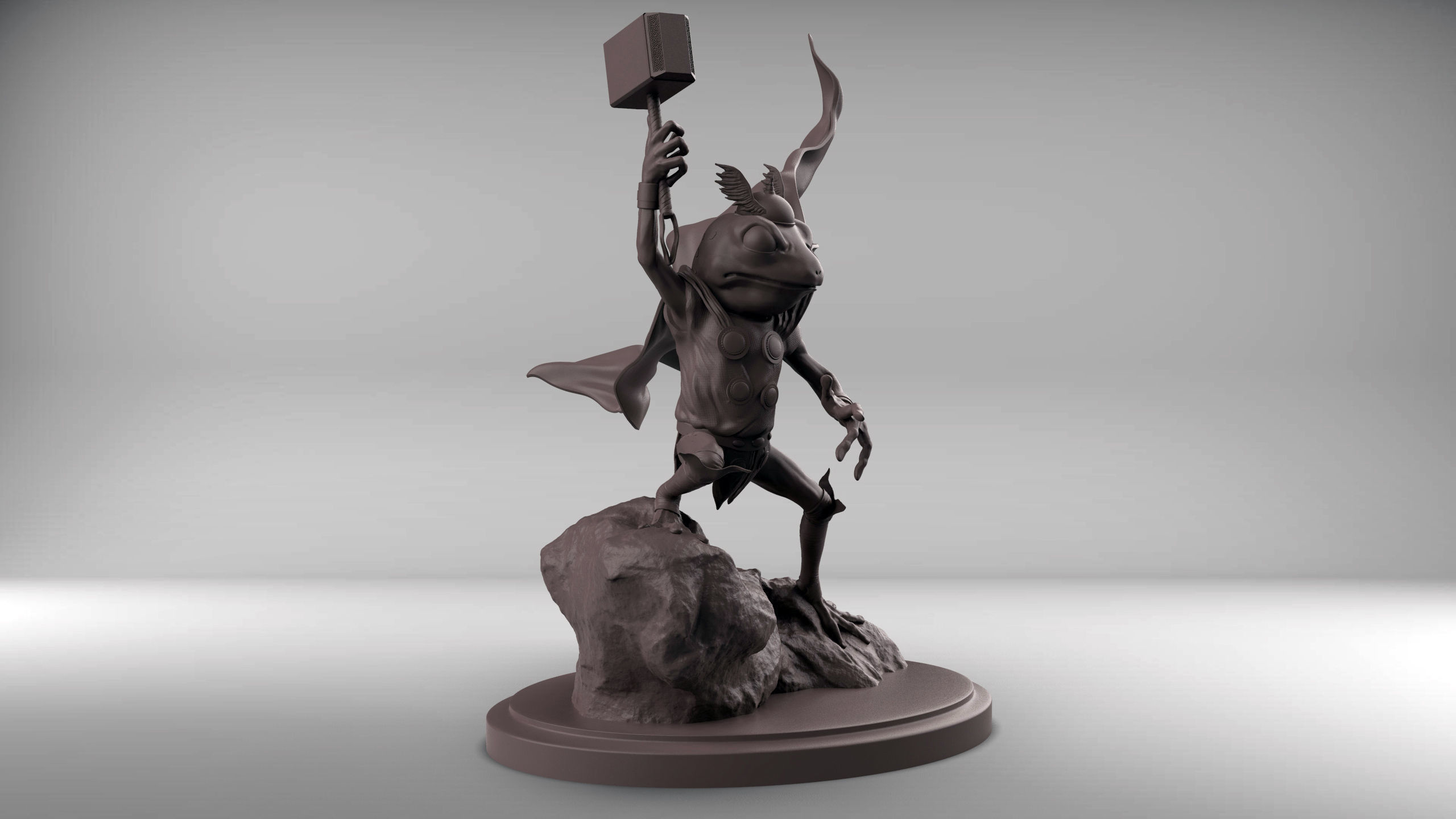 THROG   Thor - Marvel  3D print model_4