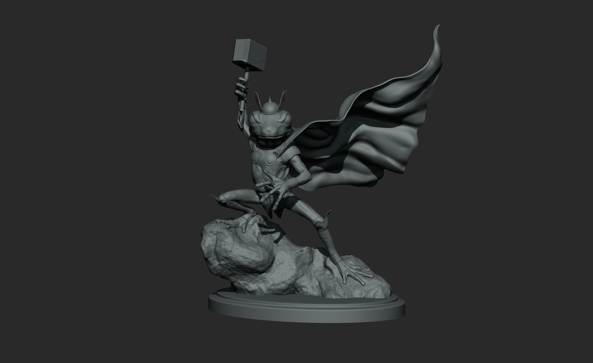 THROG   Thor - Marvel  3D print model_7