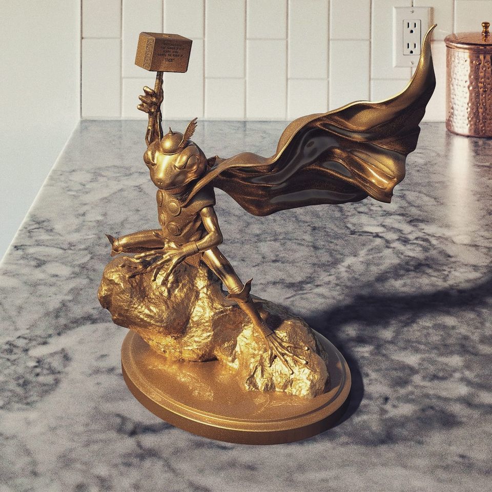 THROG   Thor - Marvel  3D print model_2