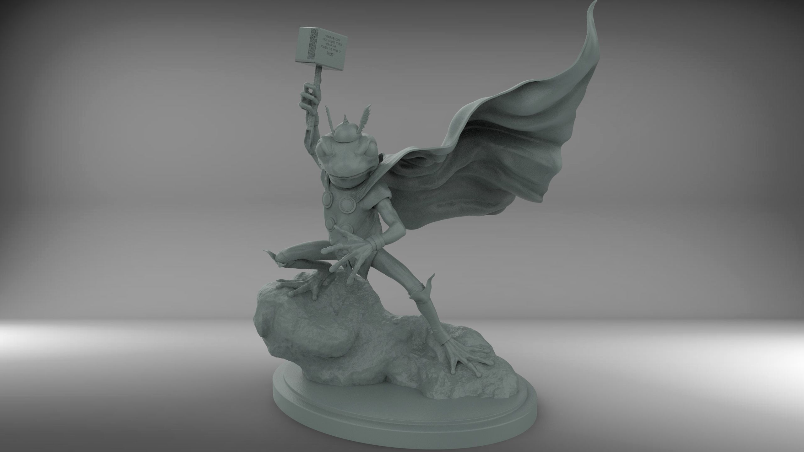 THROG   Thor - Marvel  3D print model_1