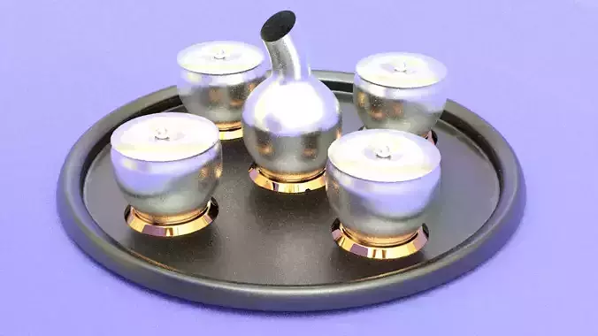 dining service 3D model