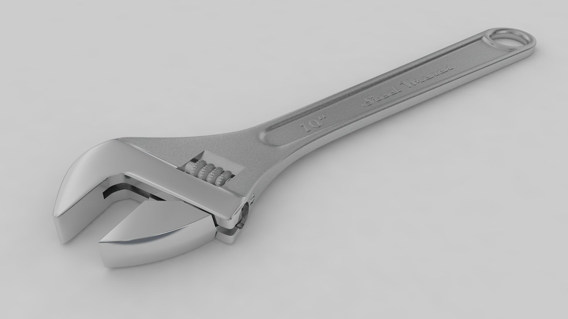 Rigged Pipe Wrench 3D model_10