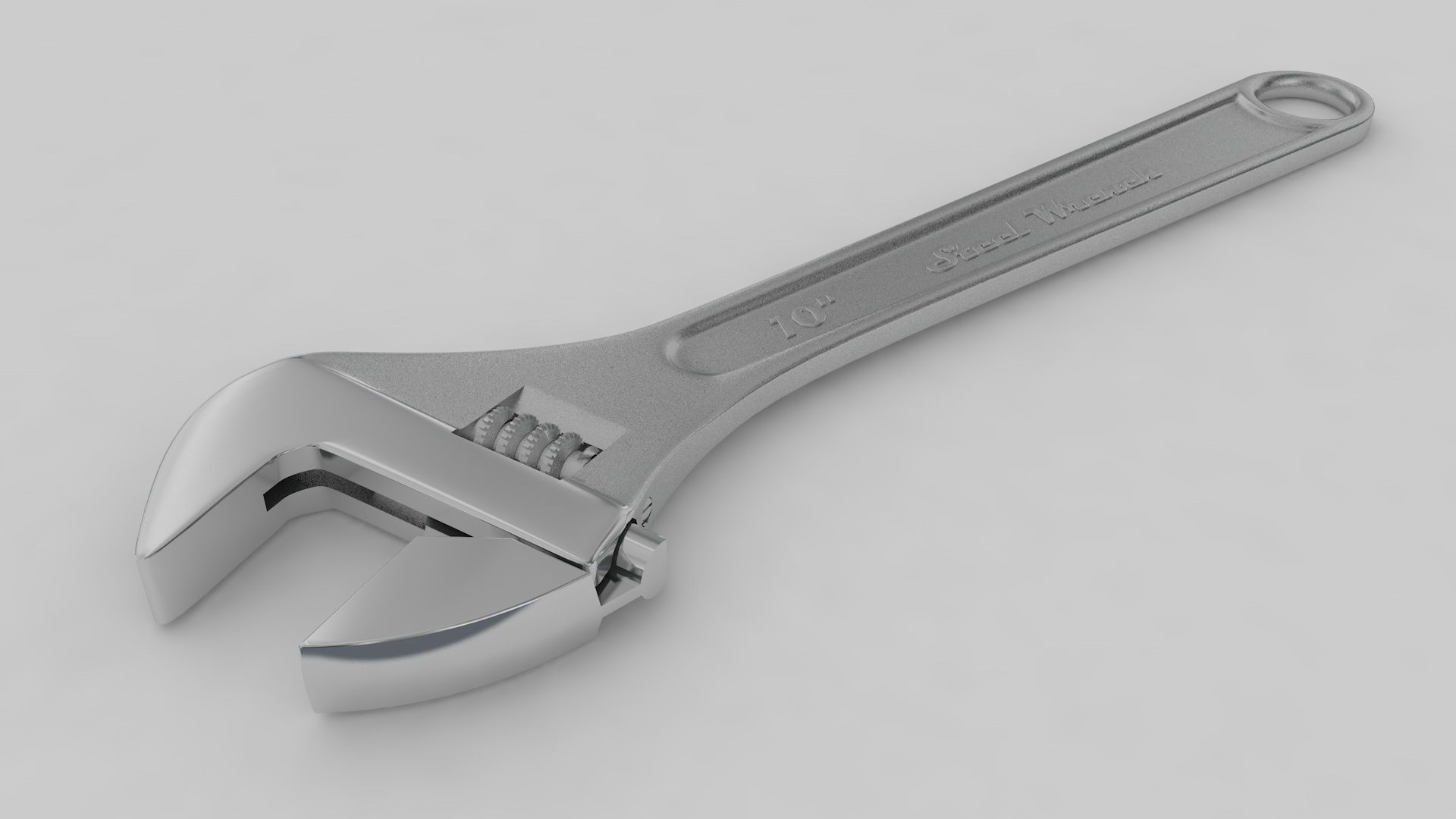 Rigged Pipe Wrench 3D model_12