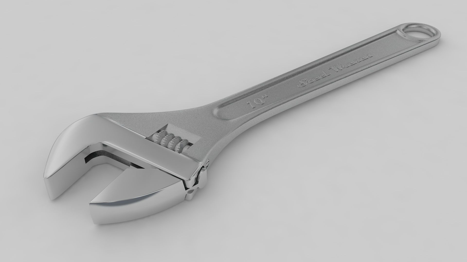 Rigged Pipe Wrench 3D model_11