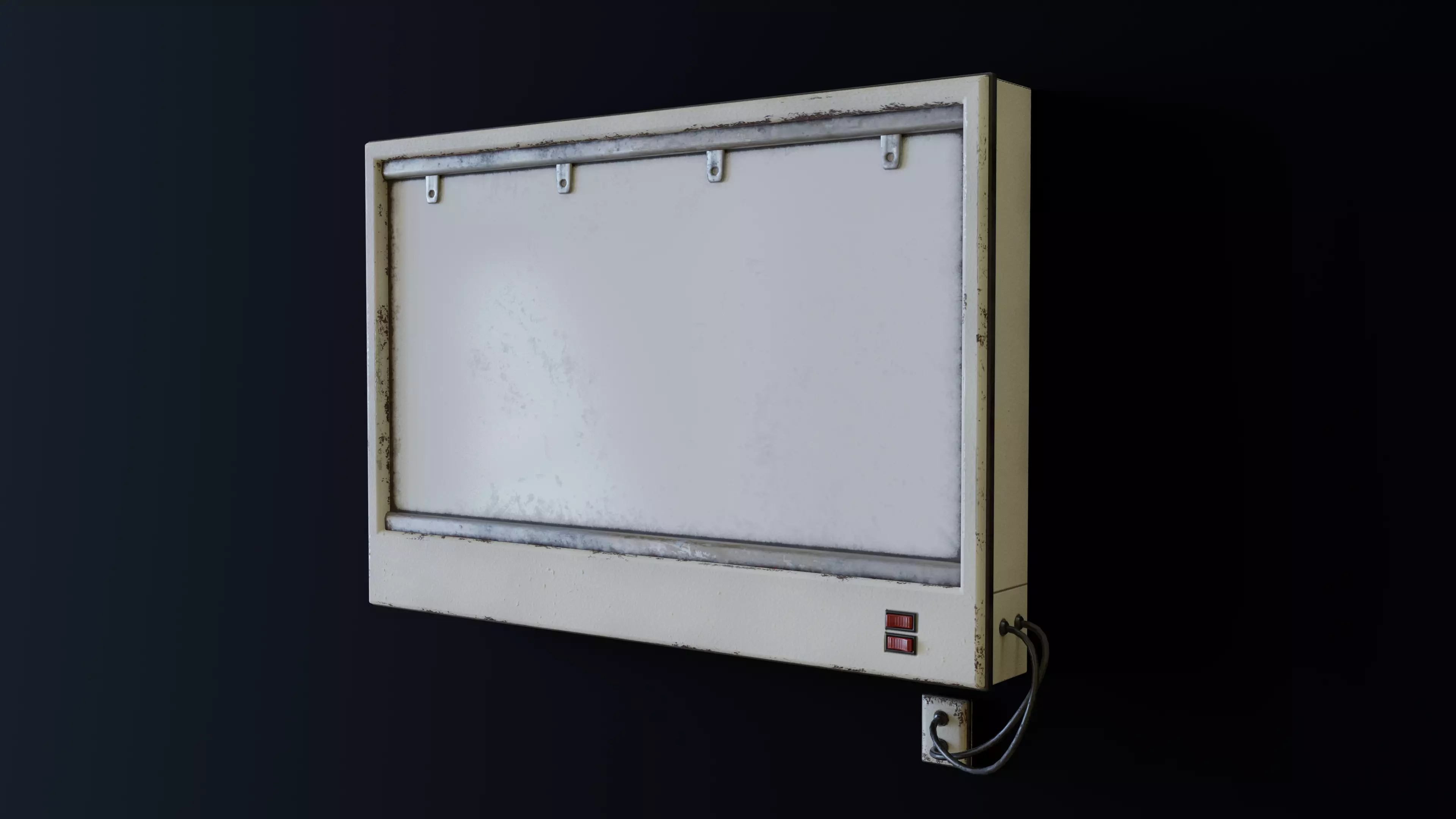 X-Ray Light Box Low-poly 3D model_0
