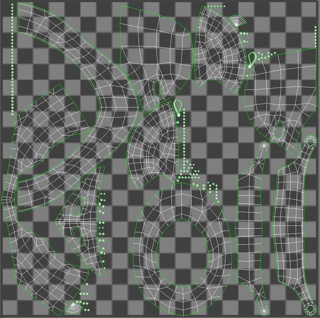 Medieval Dark Helm Low Polly PBR Low-poly 3D model_23