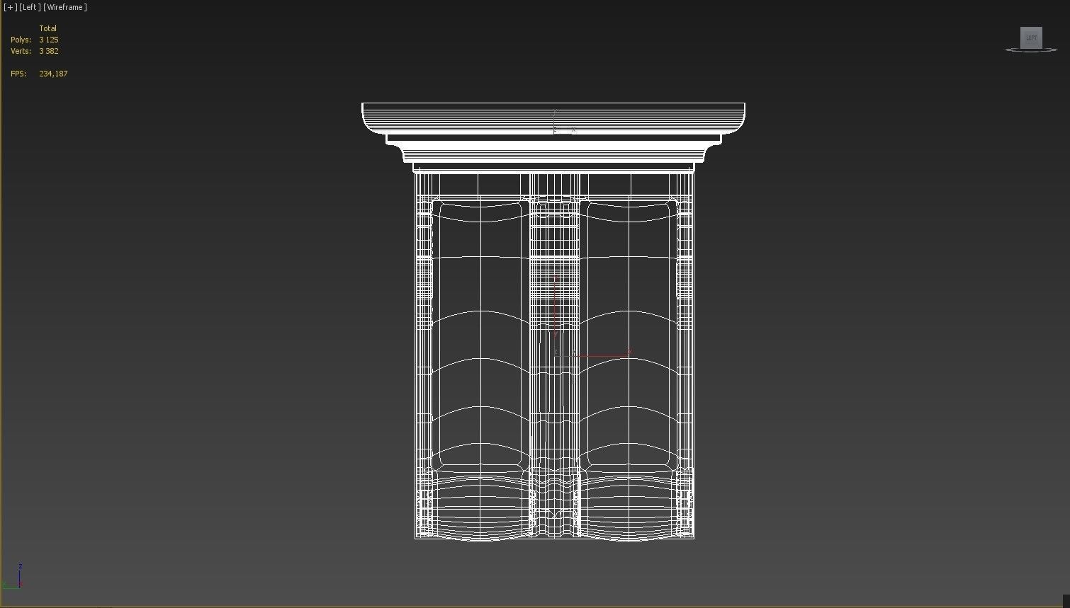Carved corbel 3D model 3D model_6
