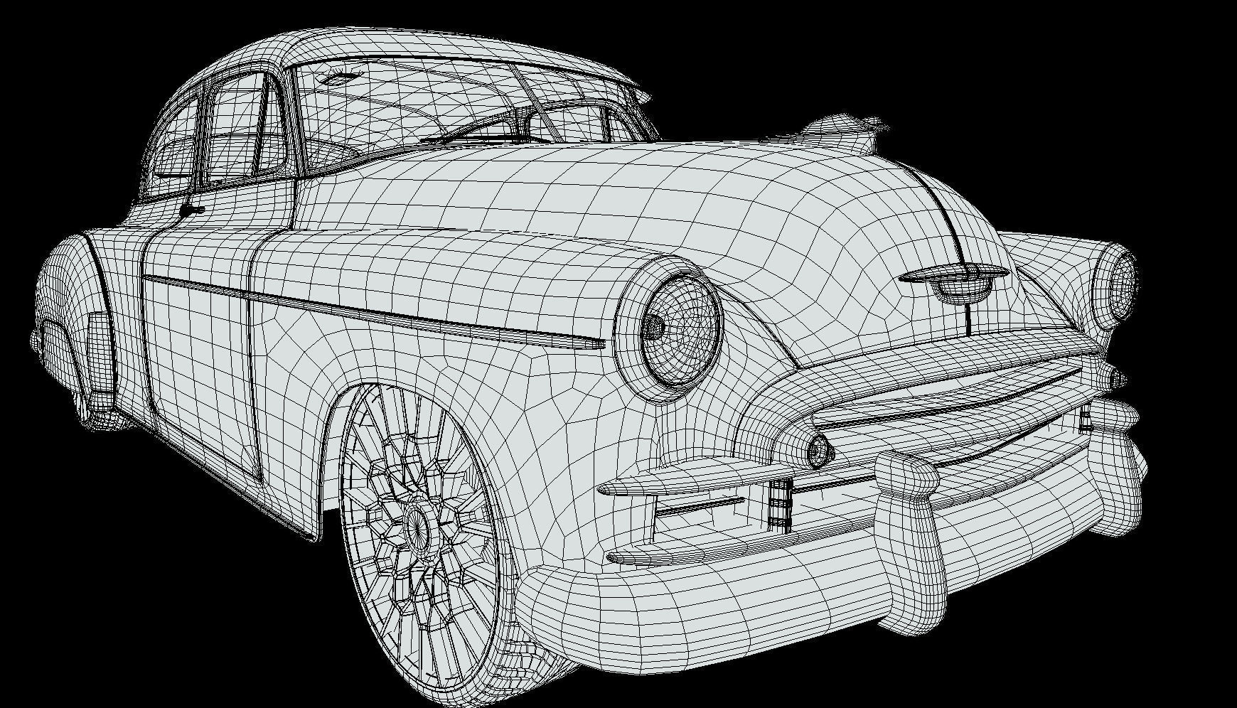 Chevy Fleetline Coupe Custom 1949 3D model_25