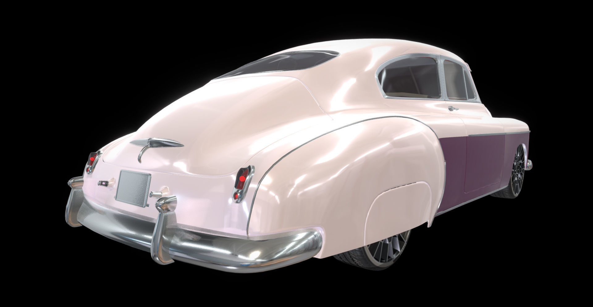Chevy Fleetline Coupe Custom 1949 3D model_15