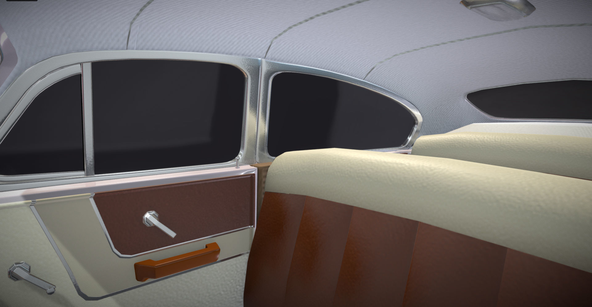 Chevy Fleetline Coupe Custom 1949 3D model_22