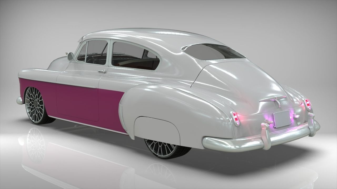 Chevy Fleetline Coupe Custom 1949 3D model_8