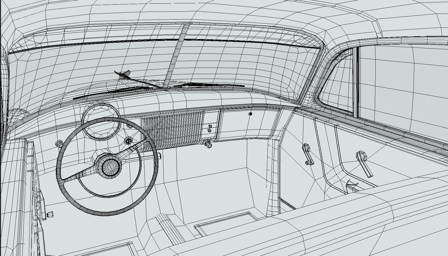Chevy Fleetline Coupe Custom 1949 3D model_24
