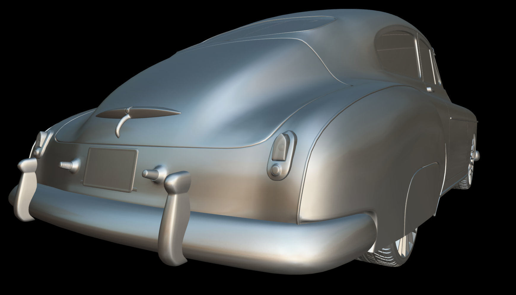 Chevy Fleetline Coupe Custom 1949 3D model_20