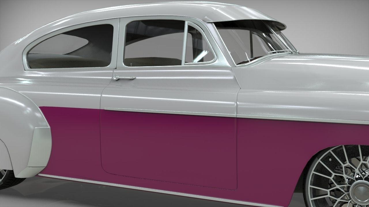 Chevy Fleetline Coupe Custom 1949 3D model_10