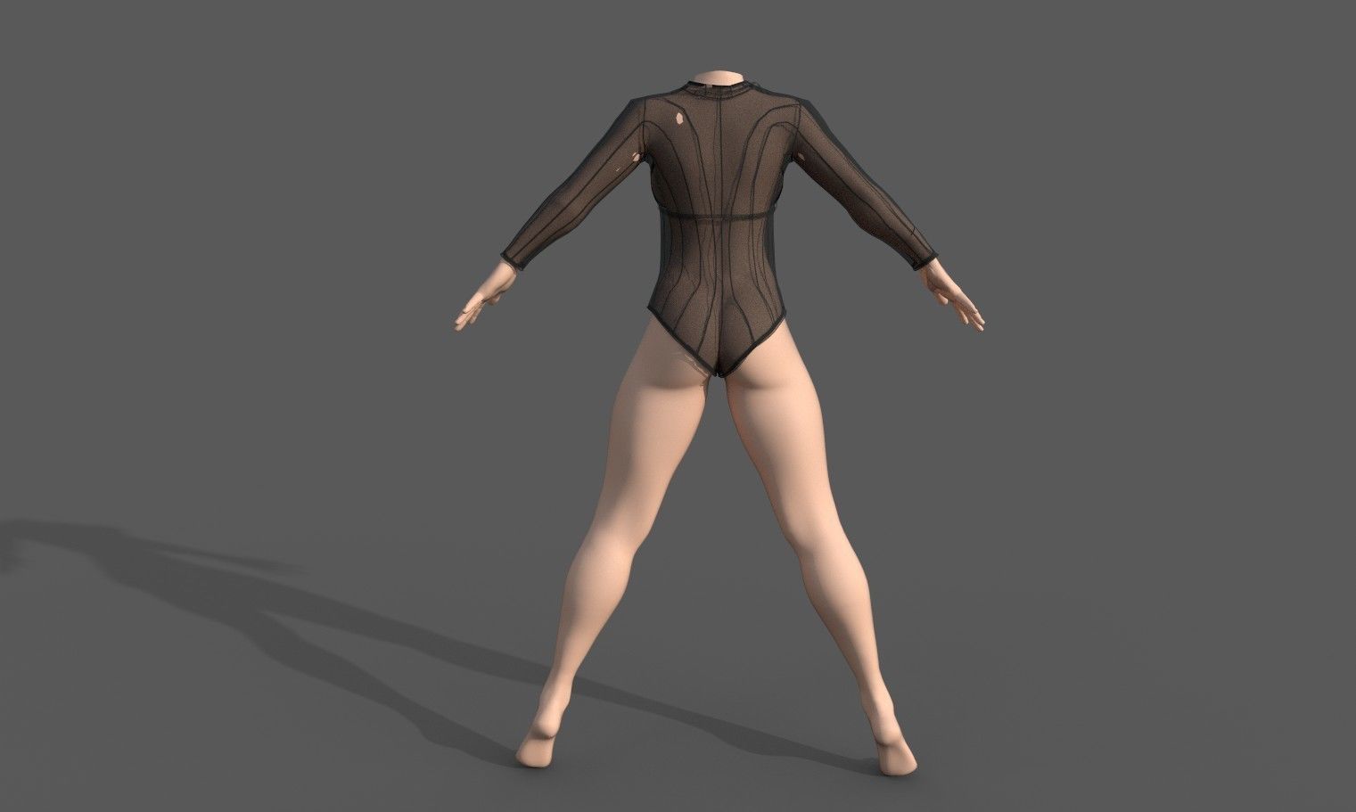 Freya Natural Amazing 6 outfit collection Low-poly 3D model_15