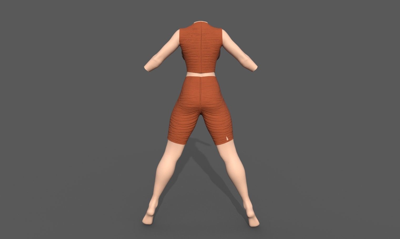 Freya Natural Amazing 6 outfit collection Low-poly 3D model_13