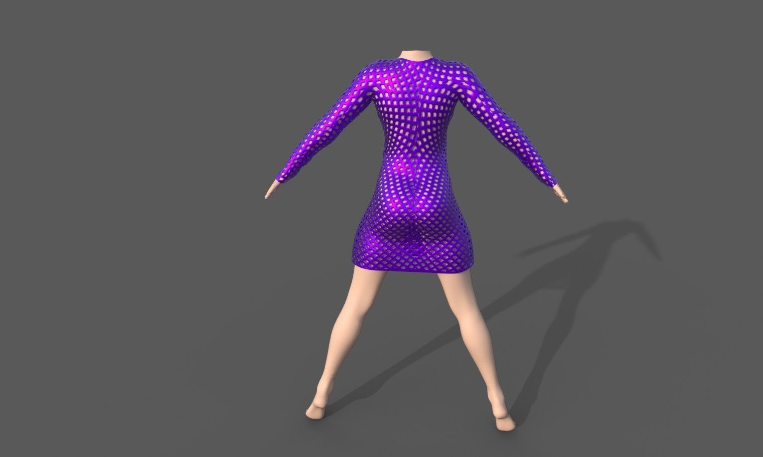 Freya Natural Amazing 6 outfit collection Low-poly 3D model_17