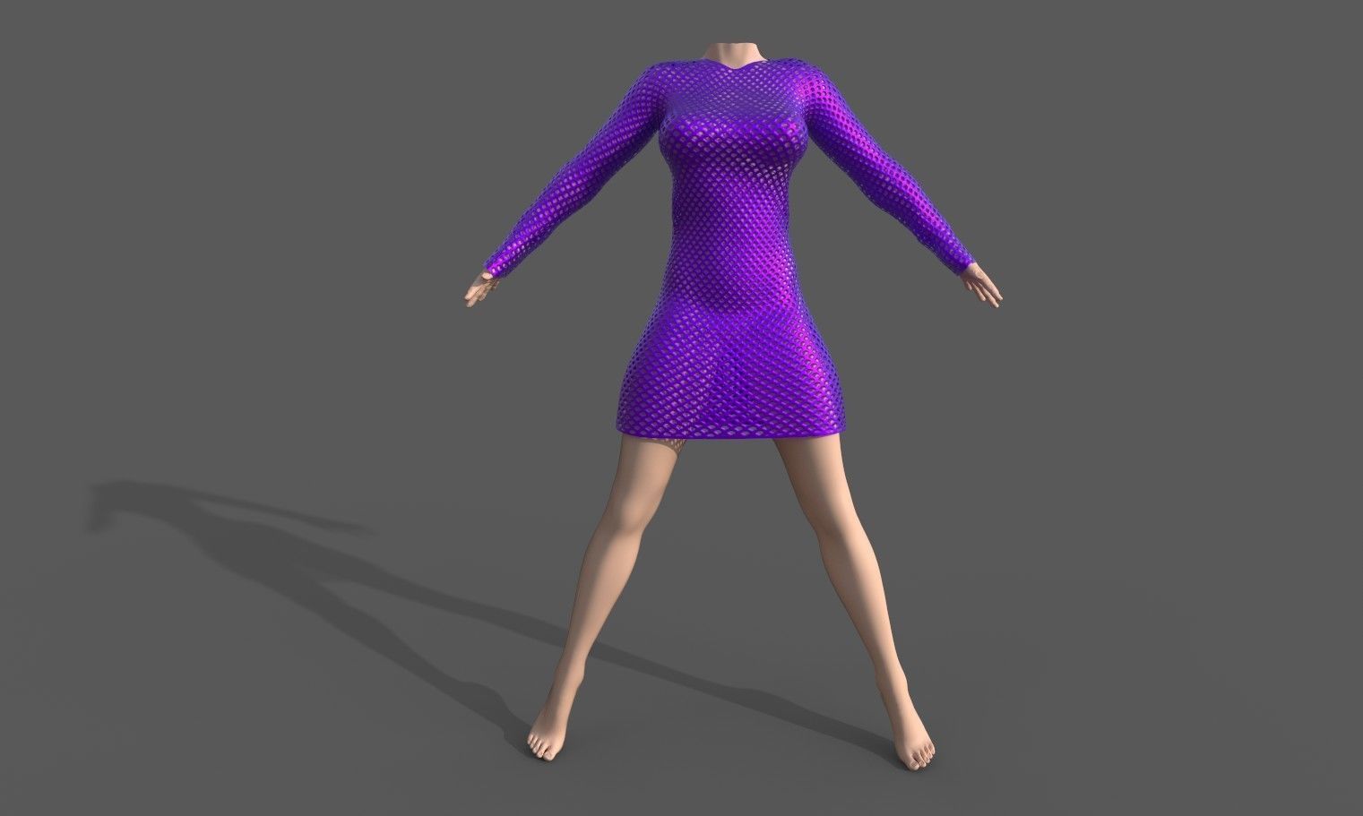 Freya Natural Amazing 6 outfit collection Low-poly 3D model_18