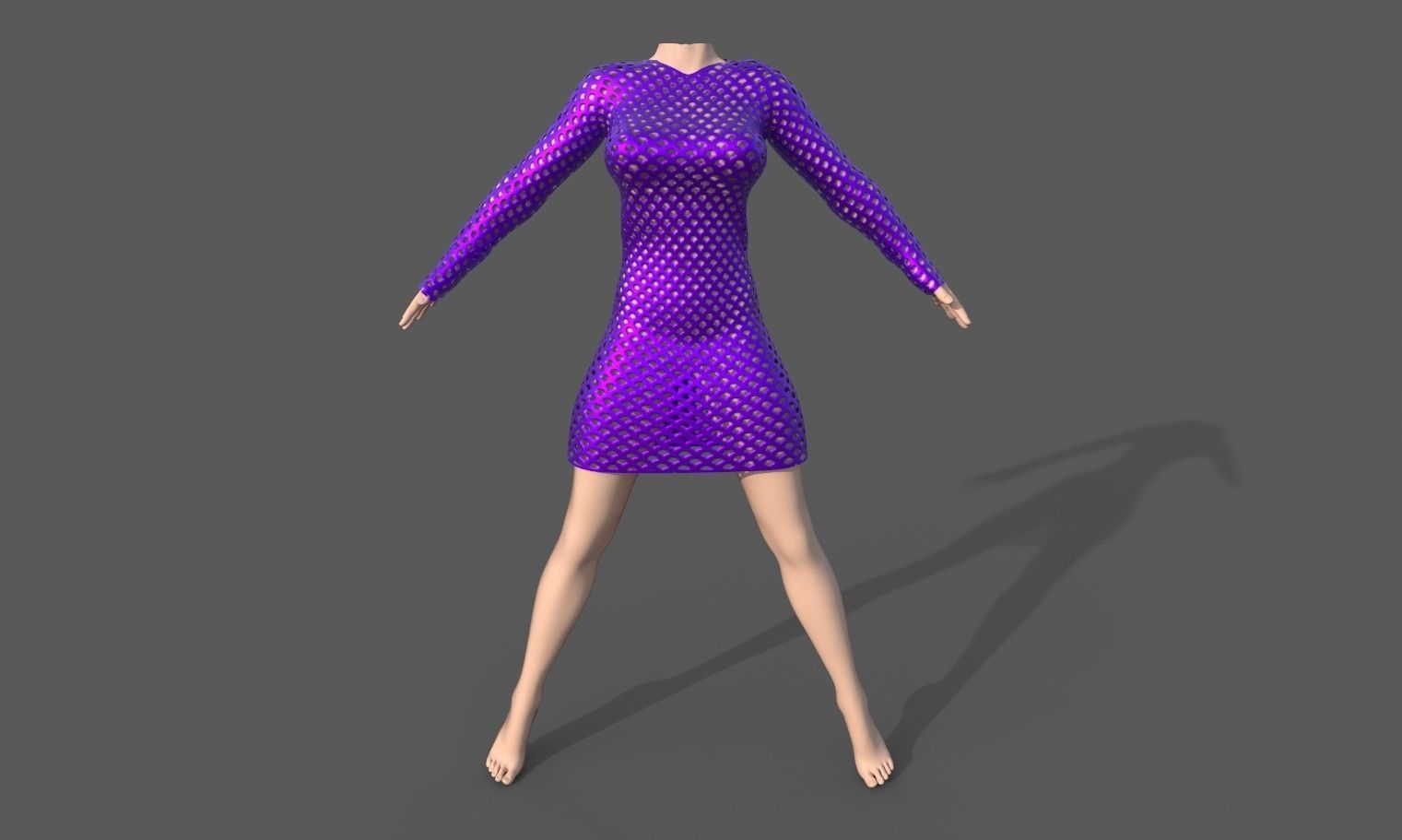 Freya Natural Amazing 6 outfit collection Low-poly 3D model_16