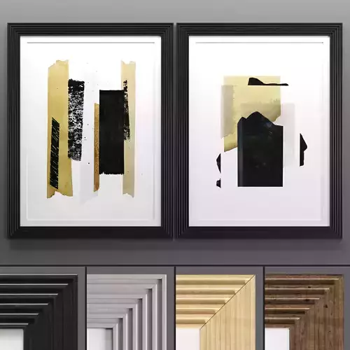 Art Frame 578 Low-poly 3D model
