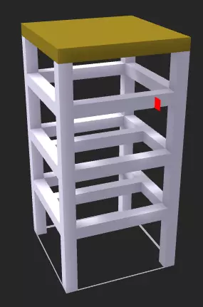 Standard chair 3D print model