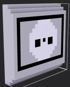 Sockets light switch in minecraft 3D print model