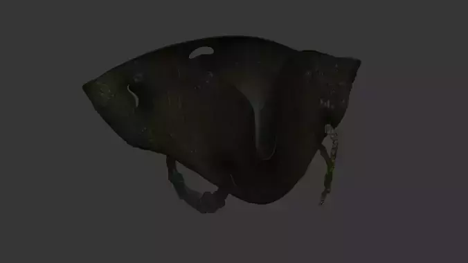 Flying Dutchman Crew Hat 02 - Pirate Costume Low-poly 3D model
