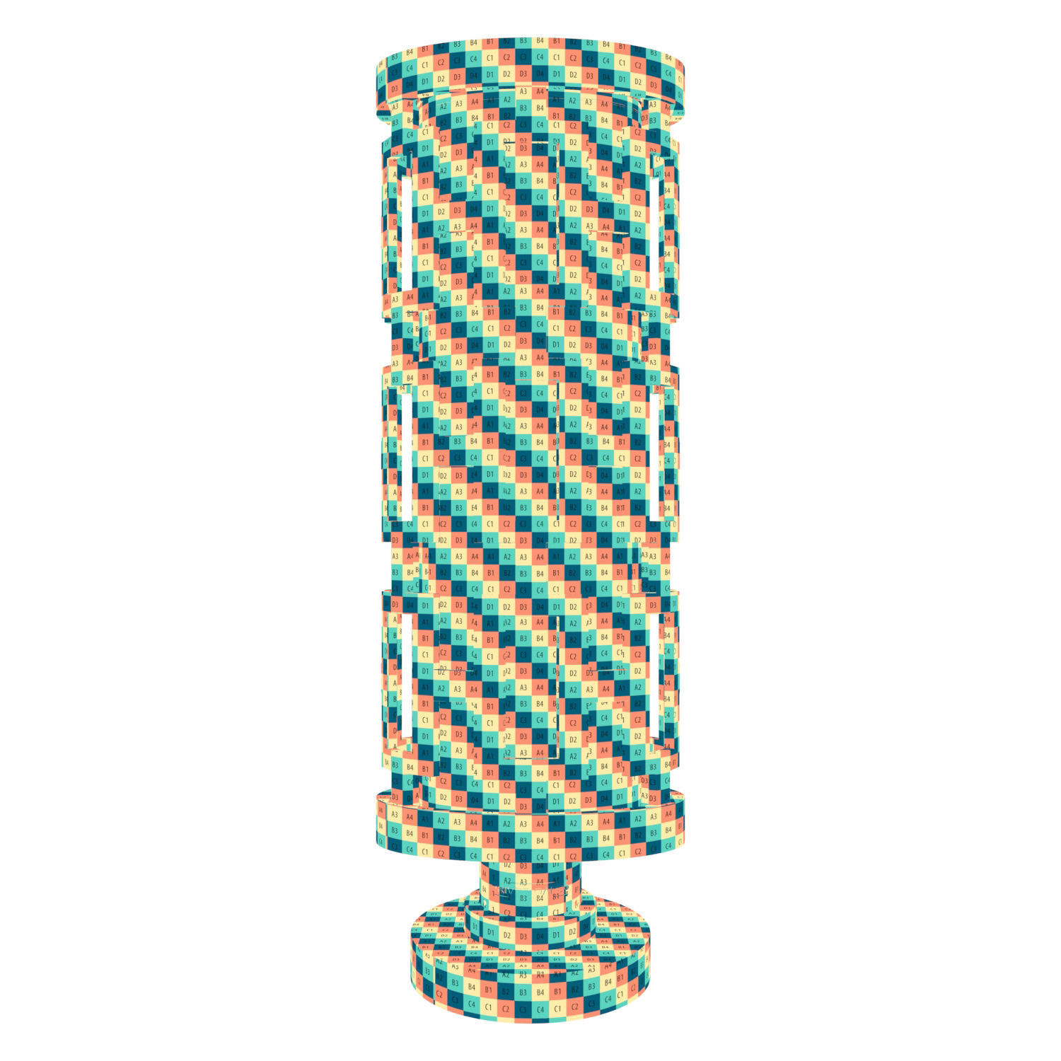 Fine Art Lamps River Oaks 38880 Post Light 3D model_3