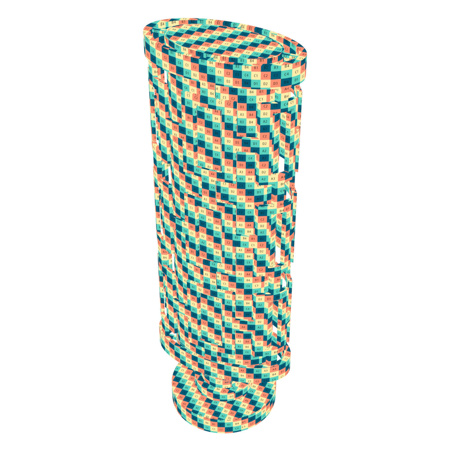 Fine Art Lamps River Oaks 38880 Post Light 3D model_6