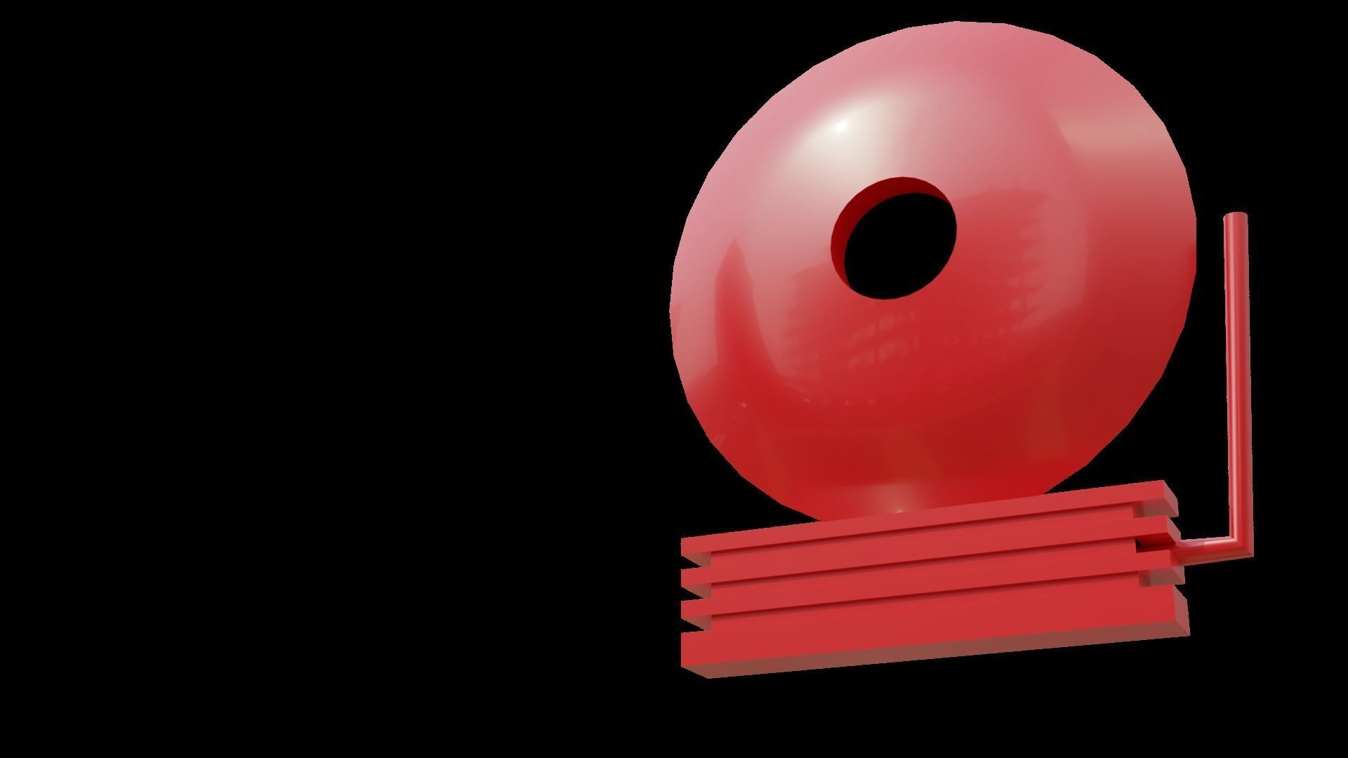 Simple Door Vault 3D model_28