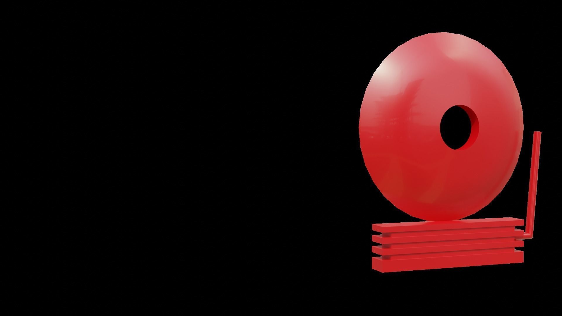 Simple Door Vault 3D model_27