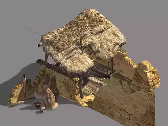 Axe Gang-Mud House-Thatched House