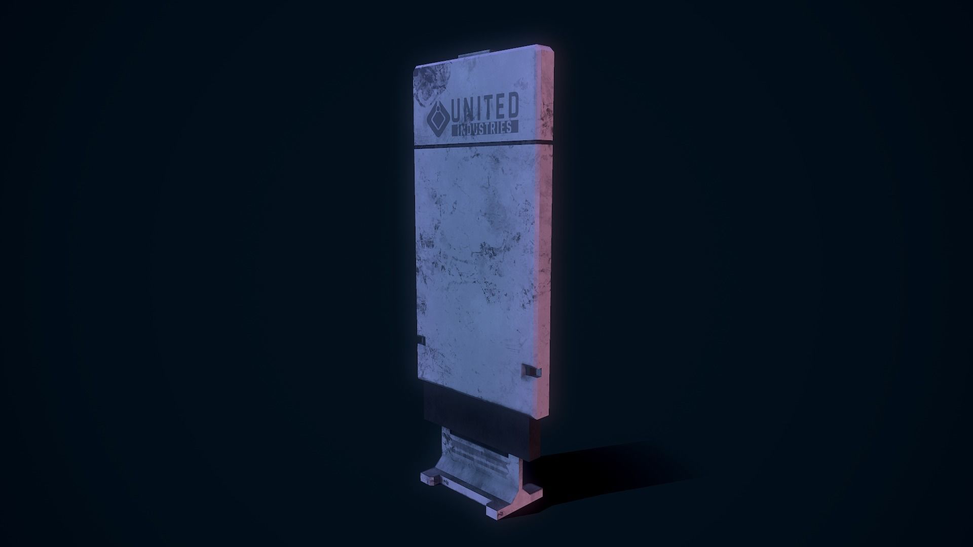 Sci Fi Scanner Low-poly 3D model_6