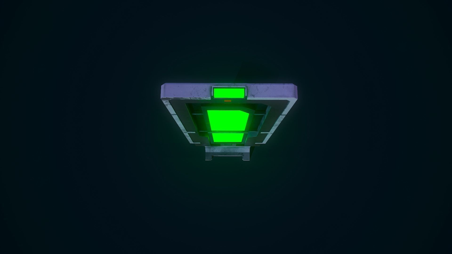 Sci Fi Scanner Low-poly 3D model_12