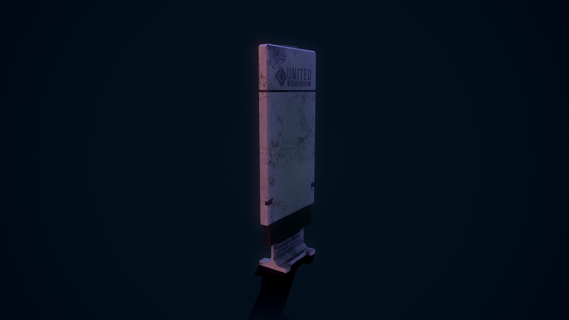 Sci Fi Scanner Low-poly 3D model_4