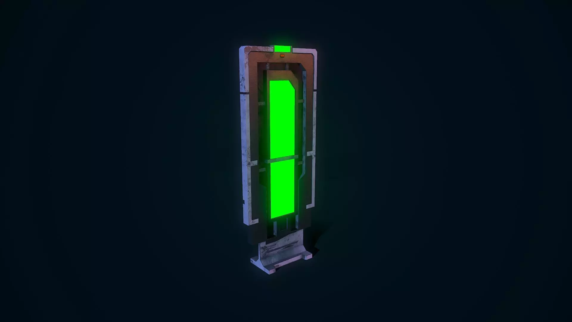 Sci Fi Scanner Low-poly 3D model_0
