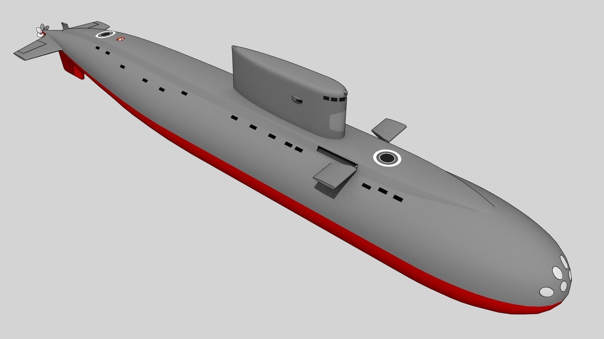 SSK Kilo class Low-poly 3D model_4