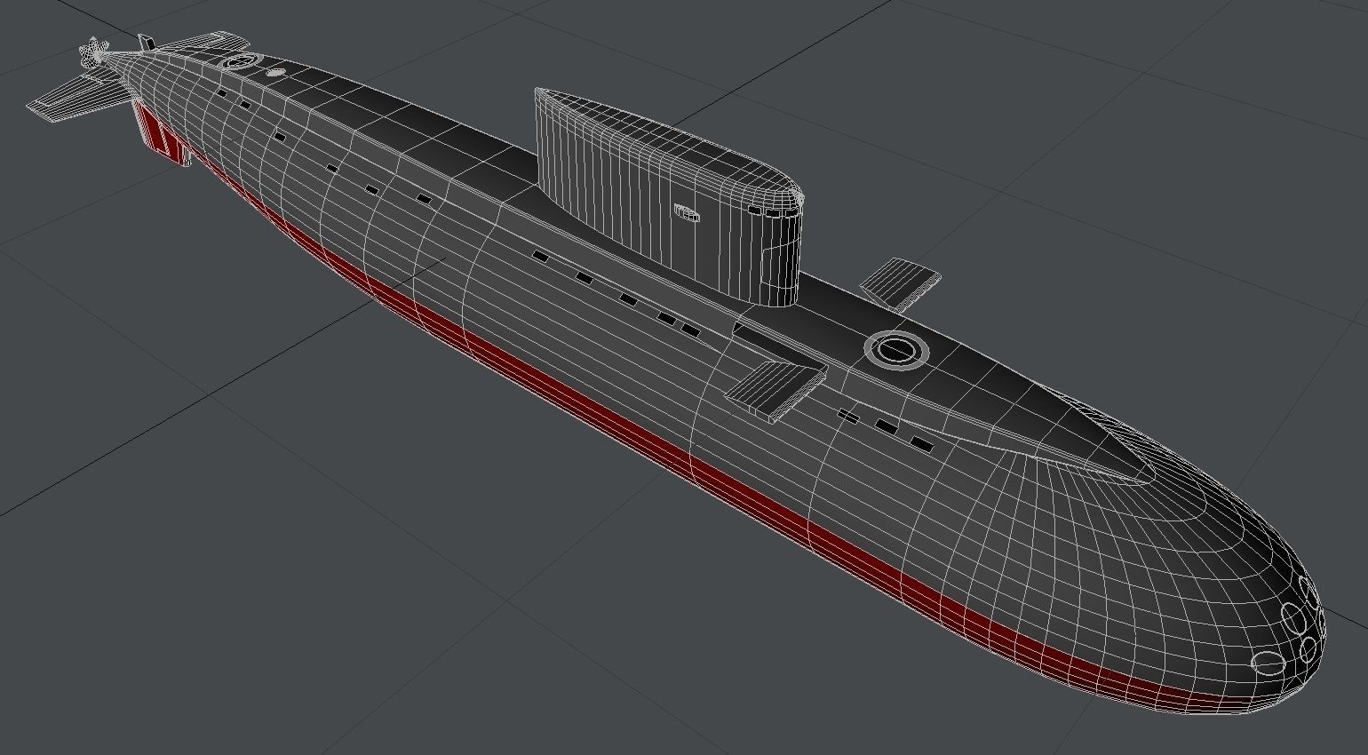 SSK Kilo class Low-poly 3D model_3