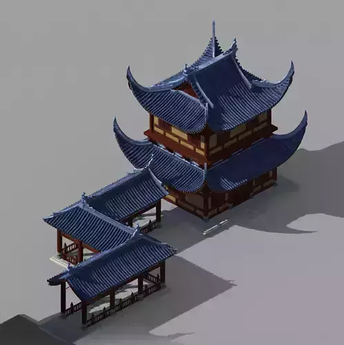 Building-Wooden House-Double Storey-Corridor 32