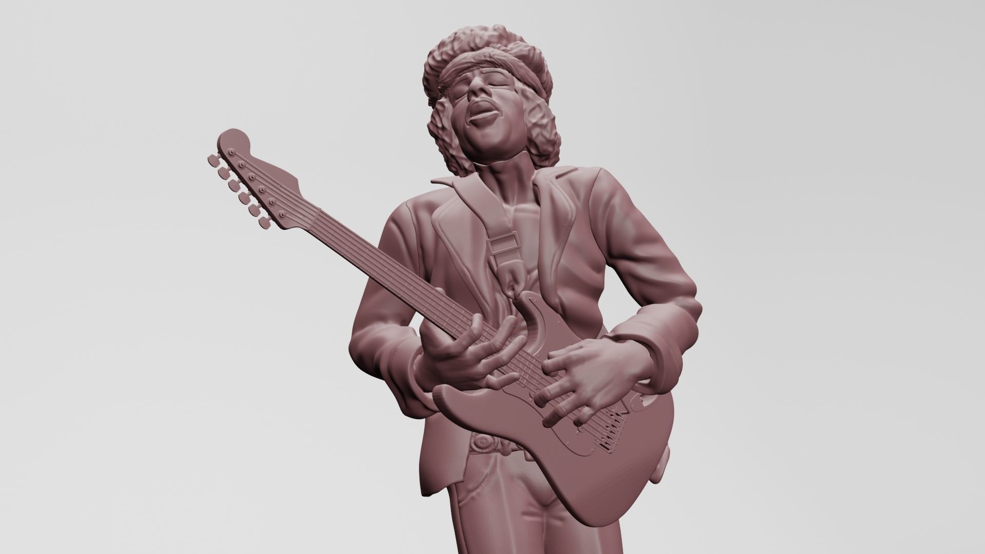 Jimi Hendrix - 3D Printing 3D print model_2