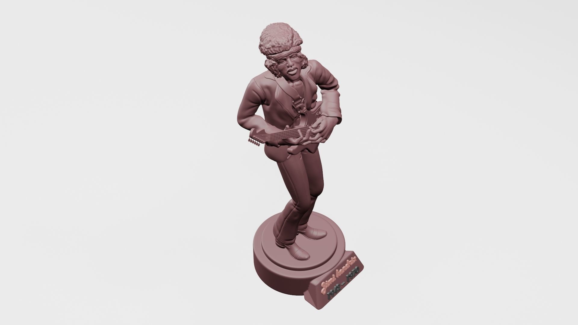 Jimi Hendrix - 3D Printing 3D print model_3