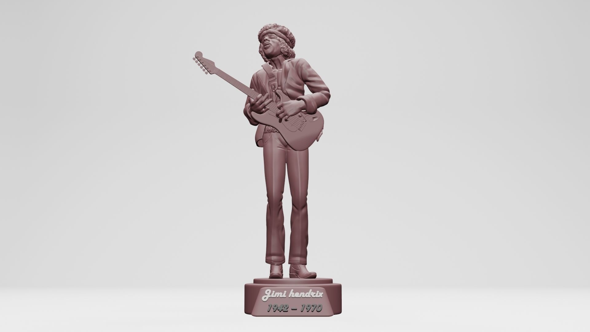 Jimi Hendrix - 3D Printing 3D print model_1