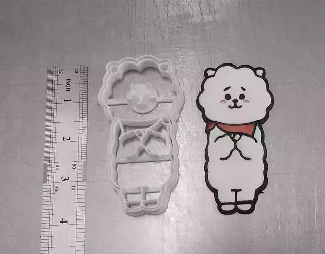 BT21 Cookie Cutters 3D print model