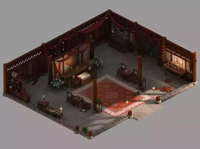 Gao Laozhuang-Front Hall-Interior 02