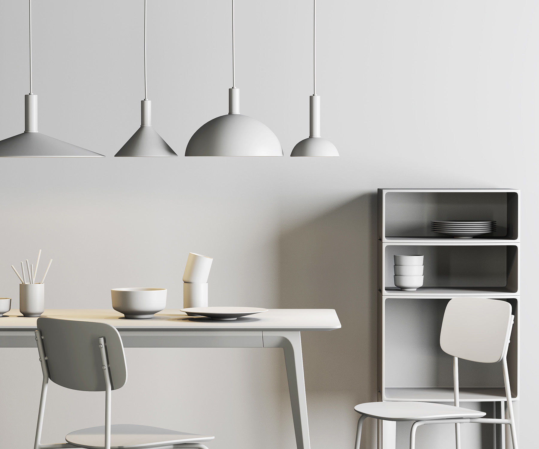 Dining Room Interior  317 3D model_3