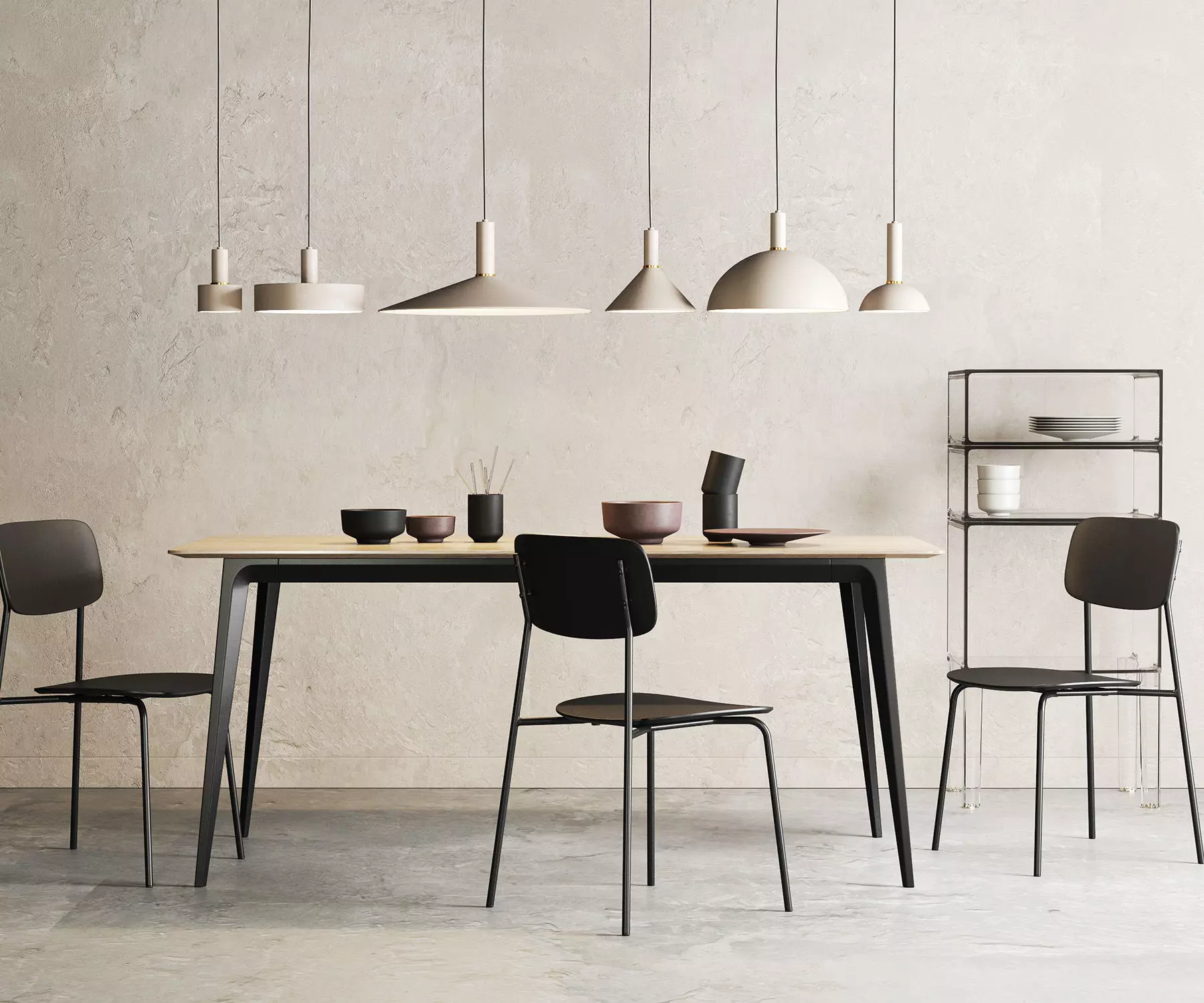 Dining Room Interior  317 3D model_0