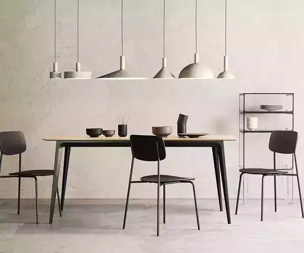 Dining Room Interior  317 3D model