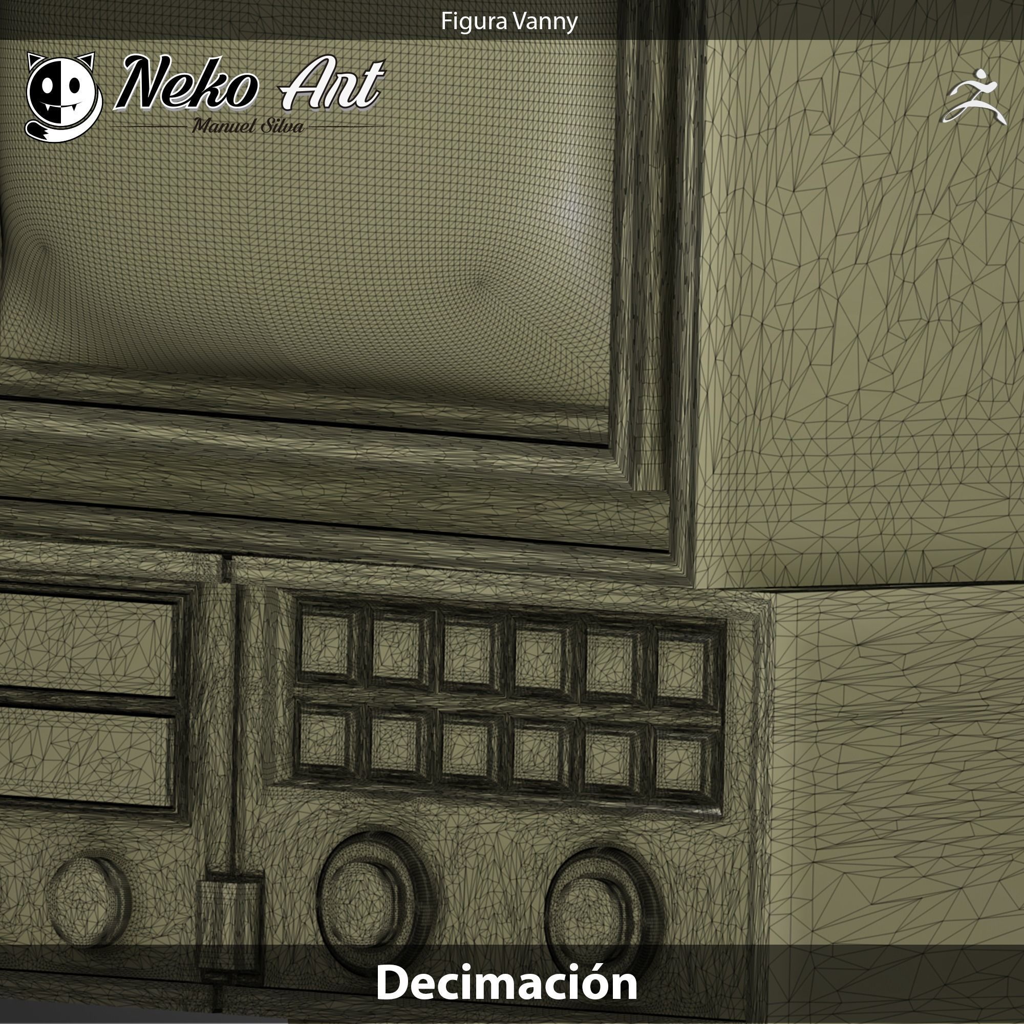 Figure Vanny FNAF Security Breach 3D print model_12