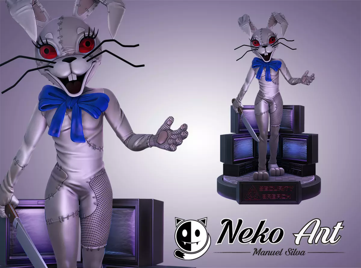 Figure Vanny FNAF Security Breach 3D print model_0