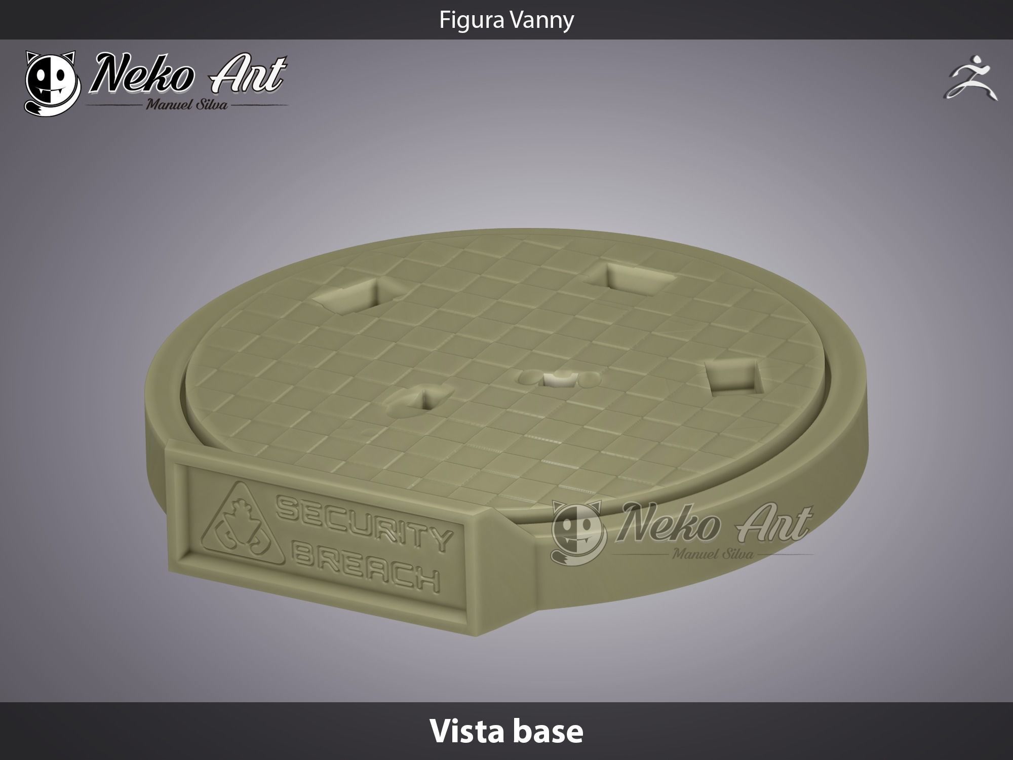 Figure Vanny FNAF Security Breach 3D print model_9